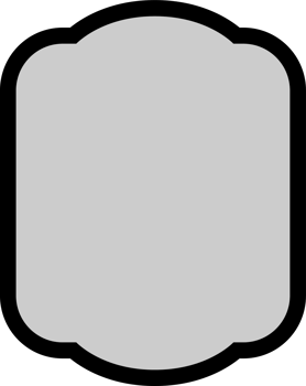 Vintage frame banner clip art png