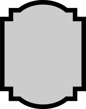 Vintage frame banner clip art png