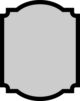 Vintage frame banner clip art png