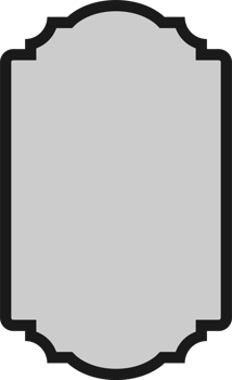 Vintage frame banner clip art png