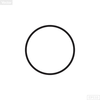 circle shape illustration vector graphic