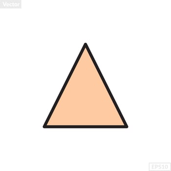 triangle shape illustration vector graphic