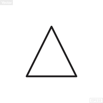 triangle shape illustration vector graphic