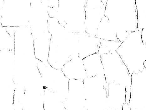 Rustic cracked texture with many cracks and scratches. Abstract background. PNG graphic illustration with transparent background.