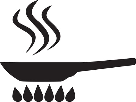 Fire hot icon symbol image vector. Illustration of the danger fire burn image design. EPS 10 vector