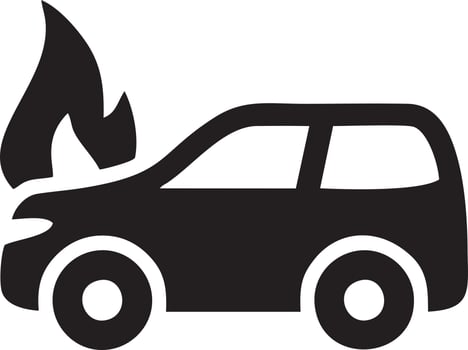 Fire hot icon symbol image vector. Illustration of the danger fire burn image design. EPS 10 vector