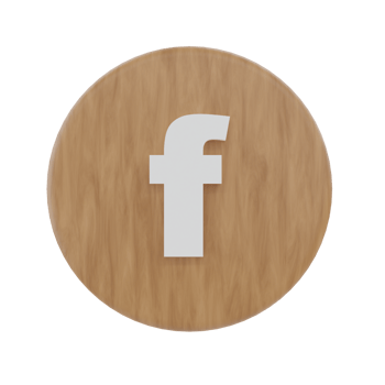 Letter f on shape round png