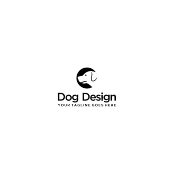 Dog logo Design Vector Template. Dog icon logo vector