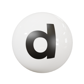 Ball letter d png