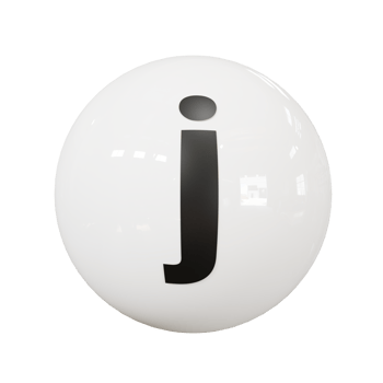 Ball letter j png