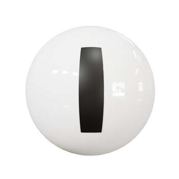Ball letter I png