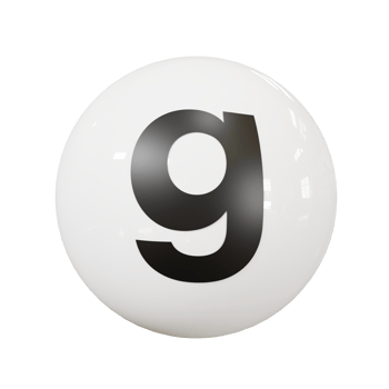 Ball letter g png