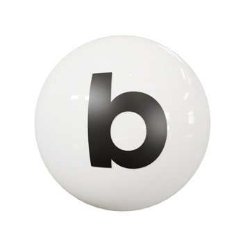 Ball letter b png