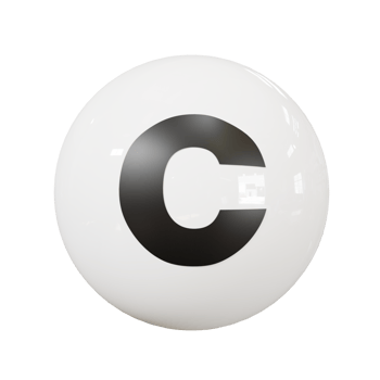 Ball letter c png