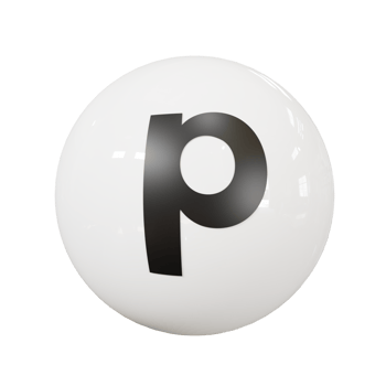 Ball letter p png