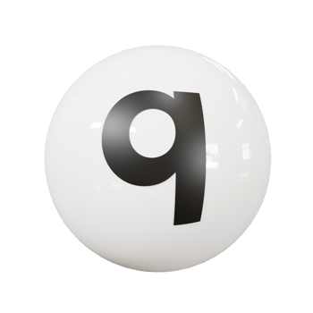Ball letter q png