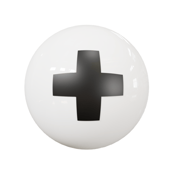 Ball plus symbol png