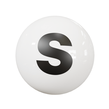 Ball letter s png