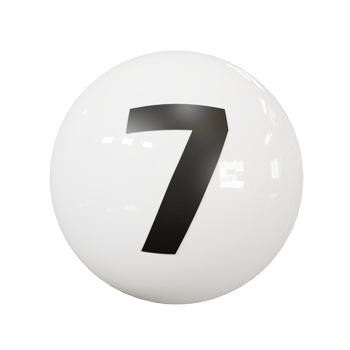 Ball number 7 png