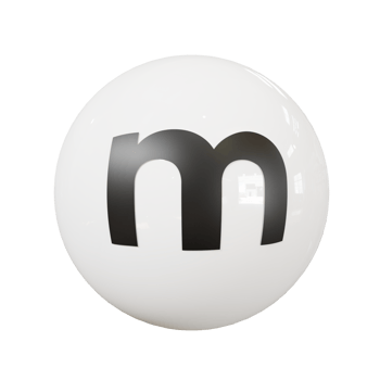 Ball letter m png