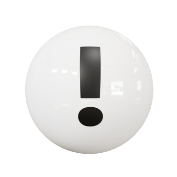 Ball exclamation mark png