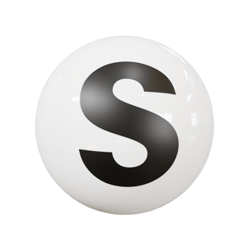 Ball letter S png
