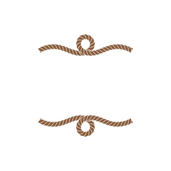 rope border vector illustration design