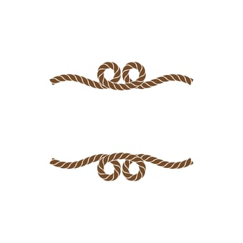 rope border vector illustration design