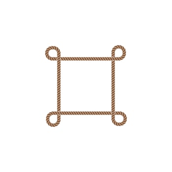 rope border vector illustration design
