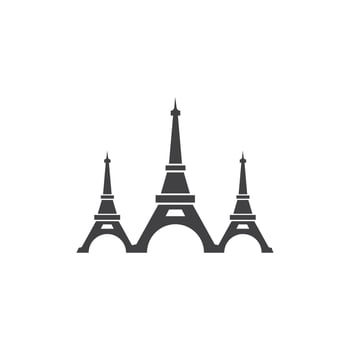 eiffel tower icon vector illustration