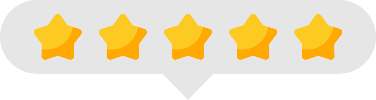 Star rating review from zero to five. Customer feedback png