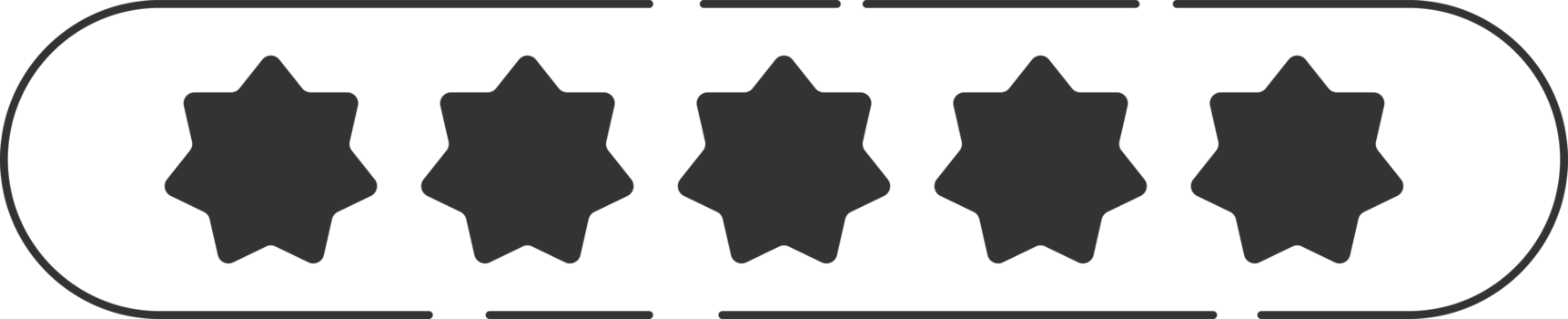 Star rating review clip art png