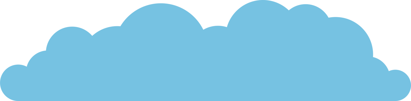 Cloud icon in flat style png