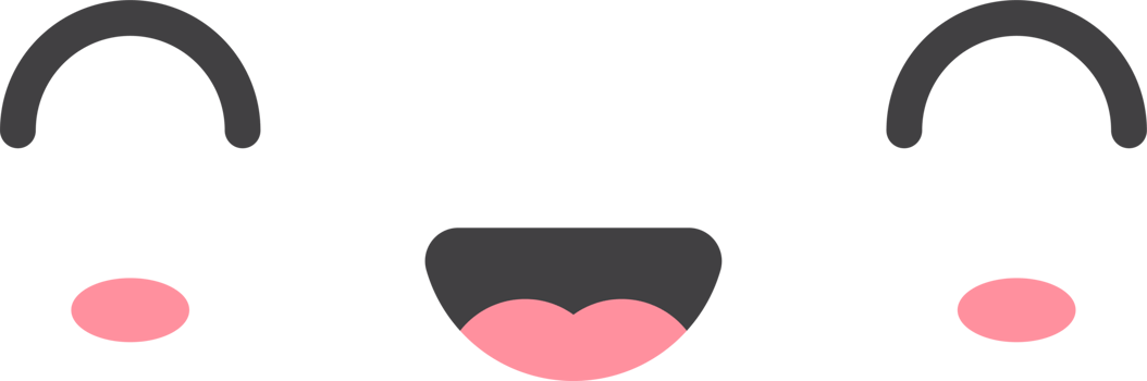 Cartoon emoji with facial expression png