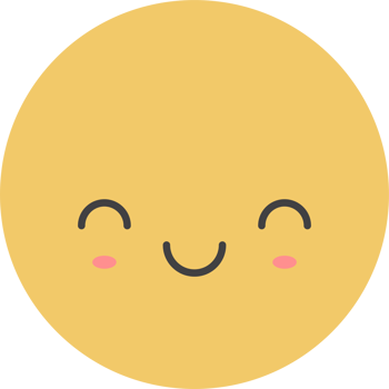 Cartoon emoji with facial expression png