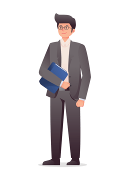 character of male teacher isolated png