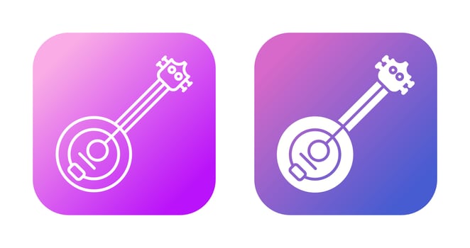Banjo Vector Icon
