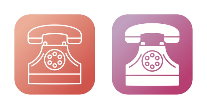 Telephone Vector Icon