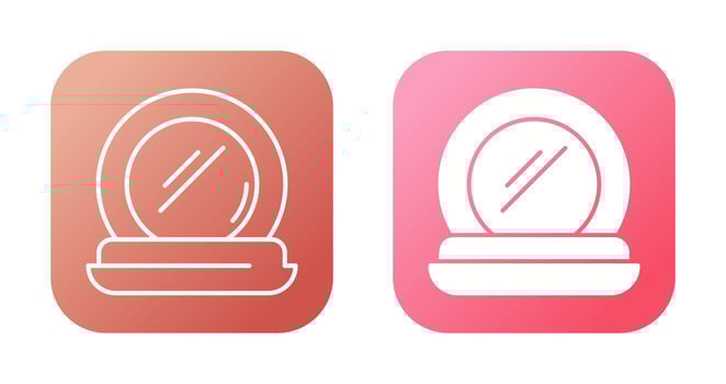 Makeup Powder Vector Icon