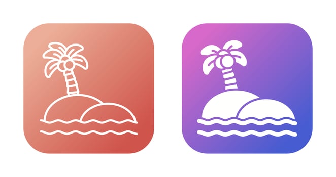 Island Vector Icon