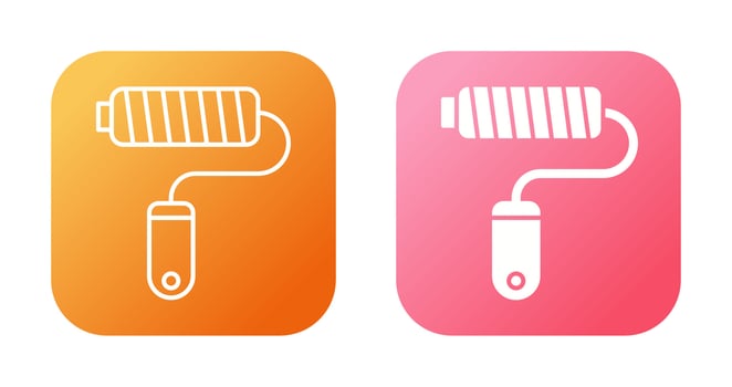 Painting Roller Vector Icon