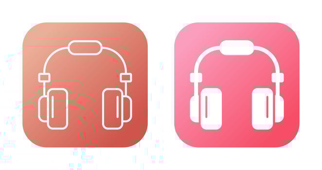 Headphone Vector Icon