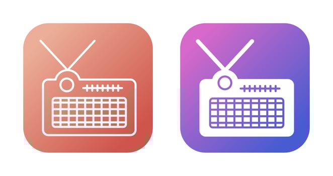 Radio Vector Icon