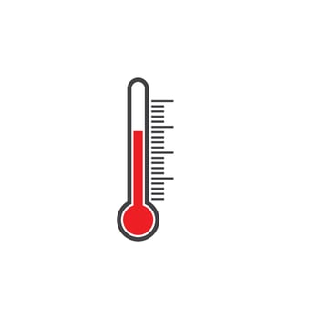 thermometer vector icon illustration