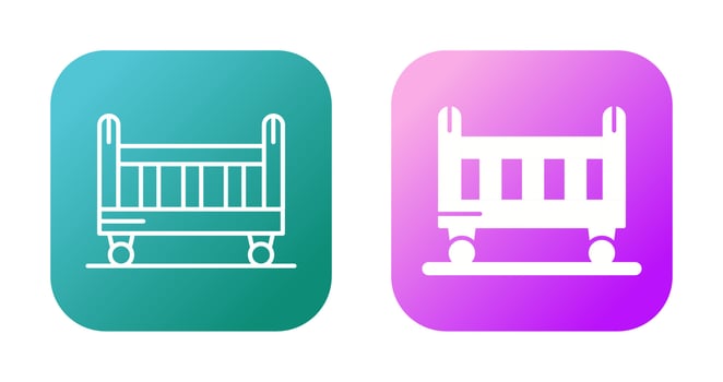 Crib Vector Icon