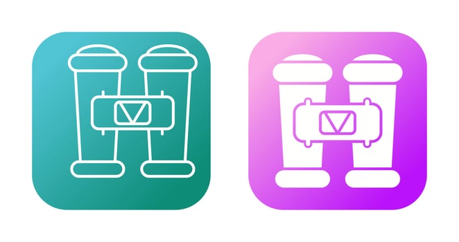 Binoculer Vector Icon