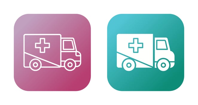 Ambulance Vector Icon