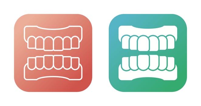 Denture Vector Icon