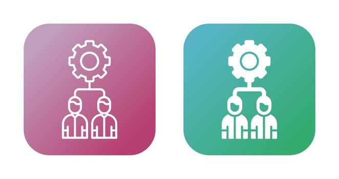 Team Management Vector Icon