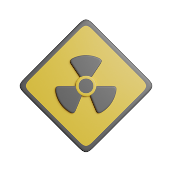 Radioactive Sign Warning png